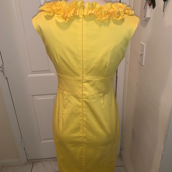 London Times yellow dress - Picture 3 of 3